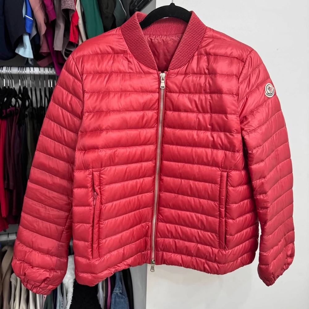 Moncler Red Puffer Jacket